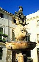 Horse statue / fountain, Plaza del Potro, Cordoba, Andalucia, Spain