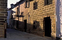 Street in the old town, Casco antiguo, Baeza, Jaen, Andalucia, Spain