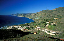 Coastal landscape between Melicena and Castelldeferro, Granada, Andalucia, Spain