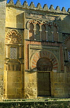 Ornate door of mosque, Cordoba, Andulacia, Spain