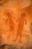 Aboriginal rock paintings, 5000-yrs-old, Keep River NP, Northern Territory, Australia