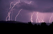 Lightning storm, Dordogne, France