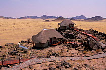 Sossusvlei camp for tourists on wilderness safaris, Namibia