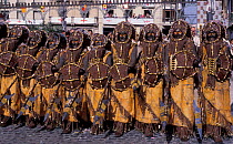 'Moros y Cristianos' festival, Entrance of the Moorish armies, Alcoy, Alicante, Spain, 2003