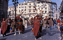 'Moros y Cristianos' festival, Entrance of the Moors, Alcoy, Alicante, Spain, 2003