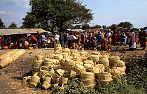 Basket stall at Masai market, Magugu, Tanzania