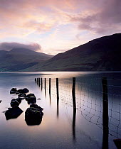 Wastwater Lake, the deepest lake in England, Lake District NP. Cumbria, UK. 2003