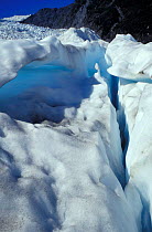 Ice formations, Fox glacier, South Is, New Zealand