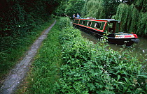 Canal barge, Leicestershire, England