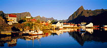 Hamnoy fishing village on Moskenesoya, Lofoten Islands, Norway