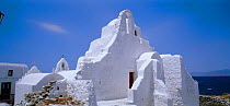 Church of Panagia Paraportiani, Mykonos / Hora, The Cyclades, Greece