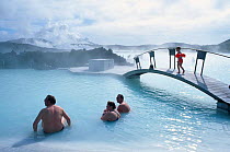 Bathers in the Blue Lagoon, Iceland