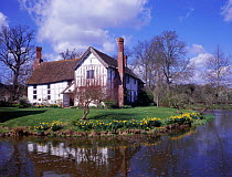 Lower Brockhampton moated manor house, Herefordshire, England
