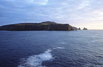 Departing from Fair Isle, Shetland Island, Scotland, UK