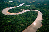 Aerial view of the Pantanal wetlands, Brazil