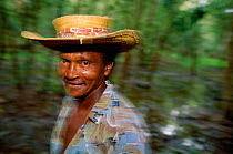 Cowboy / Vaqueiro portrait, Pantanal, Brazil.