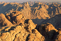 View from Mt Sinai at sunrise, Egypt.