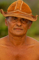 Brazilian 'Vaquero' cowboy portrait, Cerrado, Piaui state, Brazil