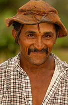 Brazilian 'Vaquero' cowboy portrait, Cerrado, Piaui state, Brazil