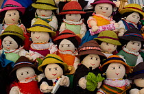 Otovalian indian dolls, Otavalo, Andes, Ecuador.