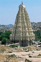 Virupaksha hindu temple, Vijaynagar, Hampi, Karnataka, India