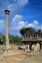 Jain temple at Vijaynagar, Hampi, Karnataka, India