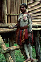 Tribal woman, Karawari river, Sepik, Papua New Guinea
