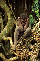 Boy of the Yakel tribe, Tanna Island, Vanuatu Island, South Pacific 2003