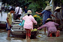 Flooded street, HoiAn, Central Vietnam