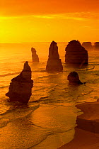 The Twelve Apostles at sunset, Victoria, Australia