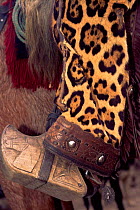 Chaps made from Jaguar skin, worn by Chagras / cowboys, Andes, Ecuador