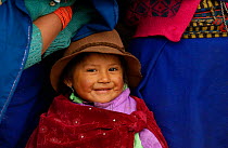 Quichua indian child, Piedra Negra community, Chimborazo, Andes, Ecuador. 2004
