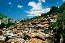 Favela slums of Santa Marta Hill, Rio de Janeiro, Brazil