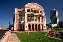 Amazonas theatre, built 1896 during latex rubber boom, Manaus city, Amazonas, Brazil