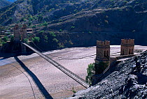 Sucre bridge over Pilcomaya river, built in spanish colonial times, Bolivia