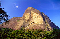 Granite mountain and atlantic rainforest of Pancas valley, Espirito Santo, Brazil