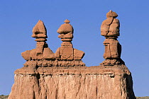 Balanced sandstone rocks locally known as 'Goblins'. Utah, USA.