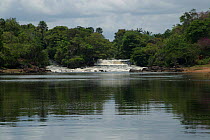 Waterfall of Cachoeria do Arua, Para state, Brazil.