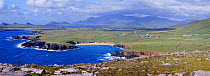 Panoramic of Dingle Peninsula, Republic of Ireland.