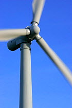 Wind farm turbine, Moray, Scotland, UK.