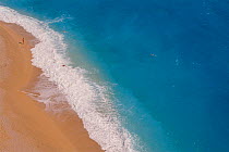 Aerial Kaputas beach, Anatolia, Turkey, Mediterranean coast