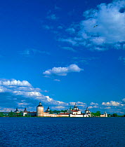 The Kirillo-Belovezhsky Monastery on the shores of a lake, dates from the C16th.