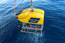 ROV (remotely operated vehicle) Oceanographic sampling gear being recovered to research boat, GO Sars