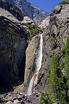 Lower Yosemite falls, Yosemite NP, Sierra Nevada, California, USA.
