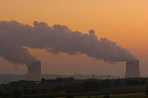 Cooling towers of Nuclear energy power plant, France