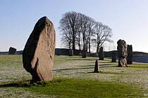 Avebury Stone Circle (World Heritage Site) Avebury, Wiltshire, UK.