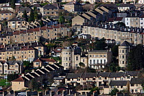 Dense housing, City of Bath, UK.