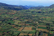 Aerial view of Mindanao Island, Philippines