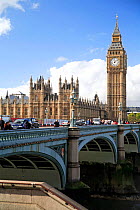 Houses of Parliment and Big Ben, Westminster, London, UK.