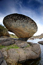 Close-up of rock formation, The Barruecos, natural monument, Malpartida de caceres, Extremadura, Spain.